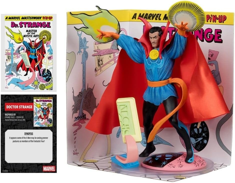 McFarlane Toys: Marvel Collection - Dr. Strange 1:10 Scale - Strange Tales Issue #128 Toys & Games McFarlane Toys