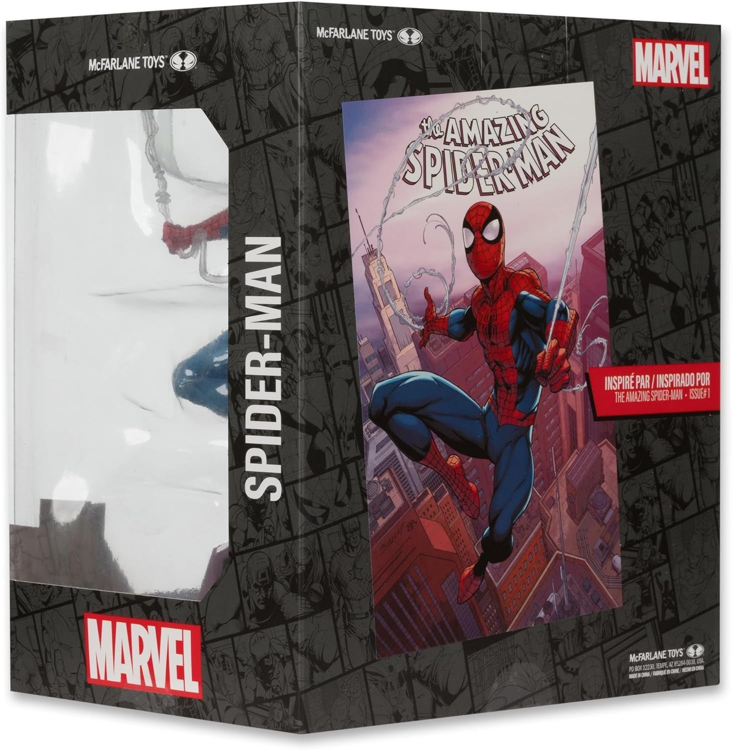 McFarlane Toys: Marvel Collection - Spider-Man - The Amazing Spider-Man #1 - 1:10th Scale Toys & Games McFarlane Toys