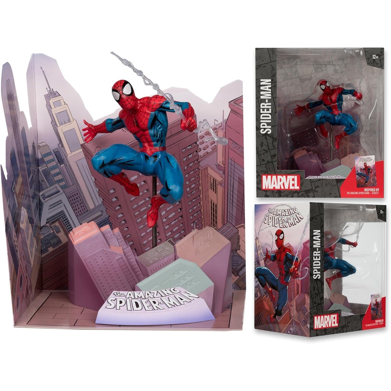 McFarlane Toys: Marvel Collection - Spider-Man - The Amazing Spider-Man #1 - 1:10th Scale Toys & Games McFarlane Toys