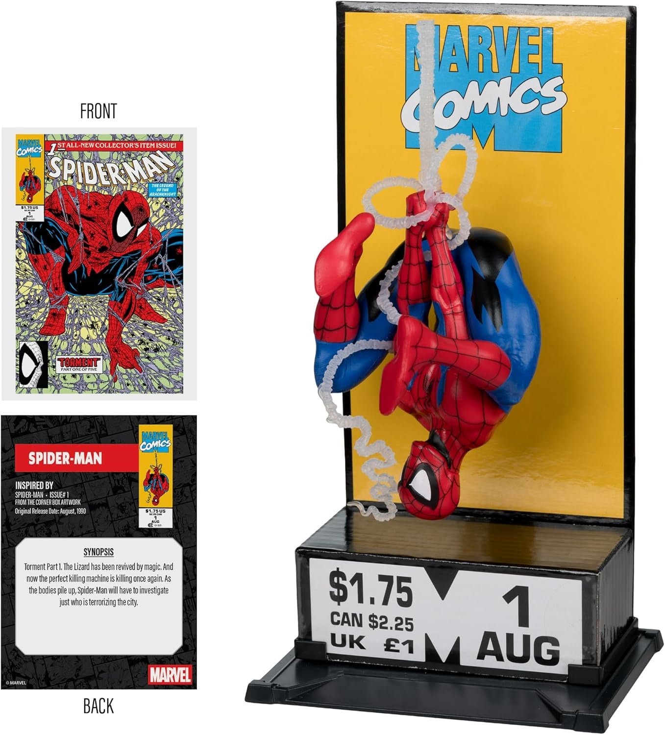McFarlane Toys: Marvel Collection - Spider-Man - The Amazing Spider-Man #1 - 1:10th Scale Toys & Games McFarlane Toys