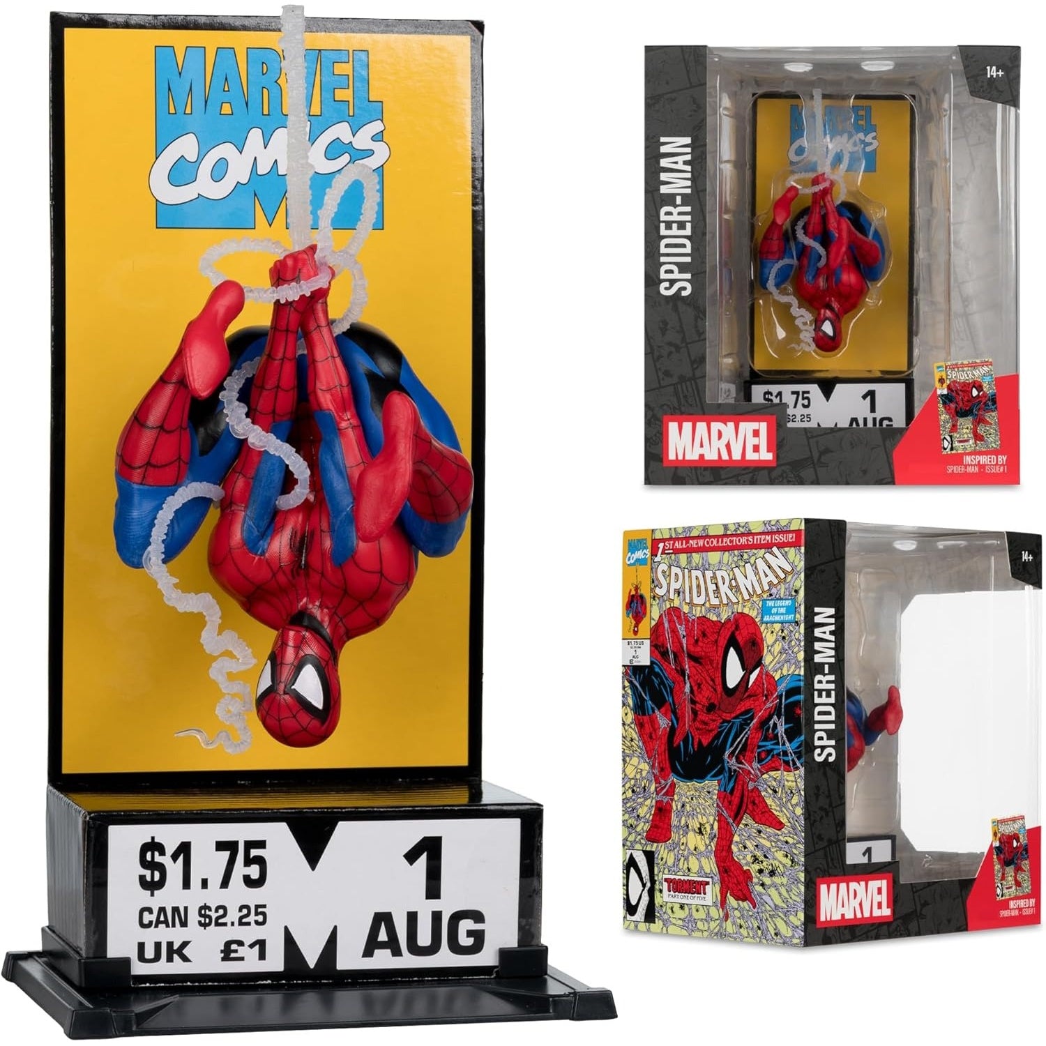 McFarlane Toys: Marvel Collection - Spider-Man - The Amazing Spider-Man #1 - 1:10th Scale Toys & Games McFarlane Toys