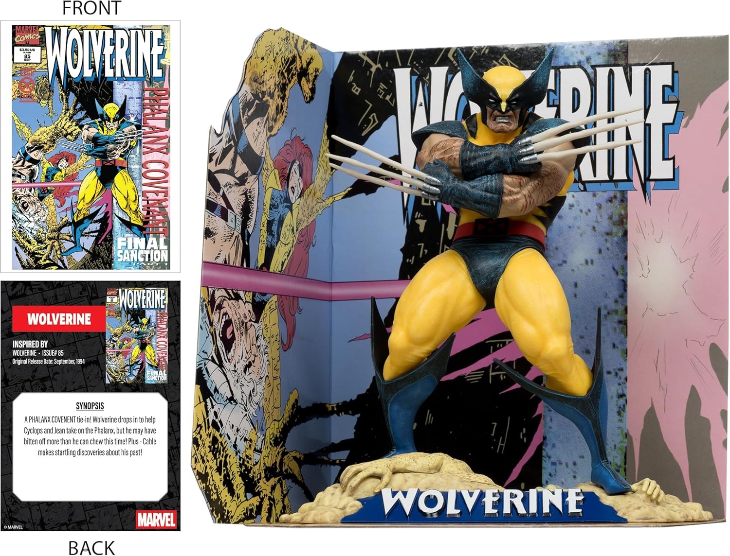 McFarlane Toys: Marvel Collection - Wolverine #85 - 1:10th Scale Toys & Games McFarlane Toys