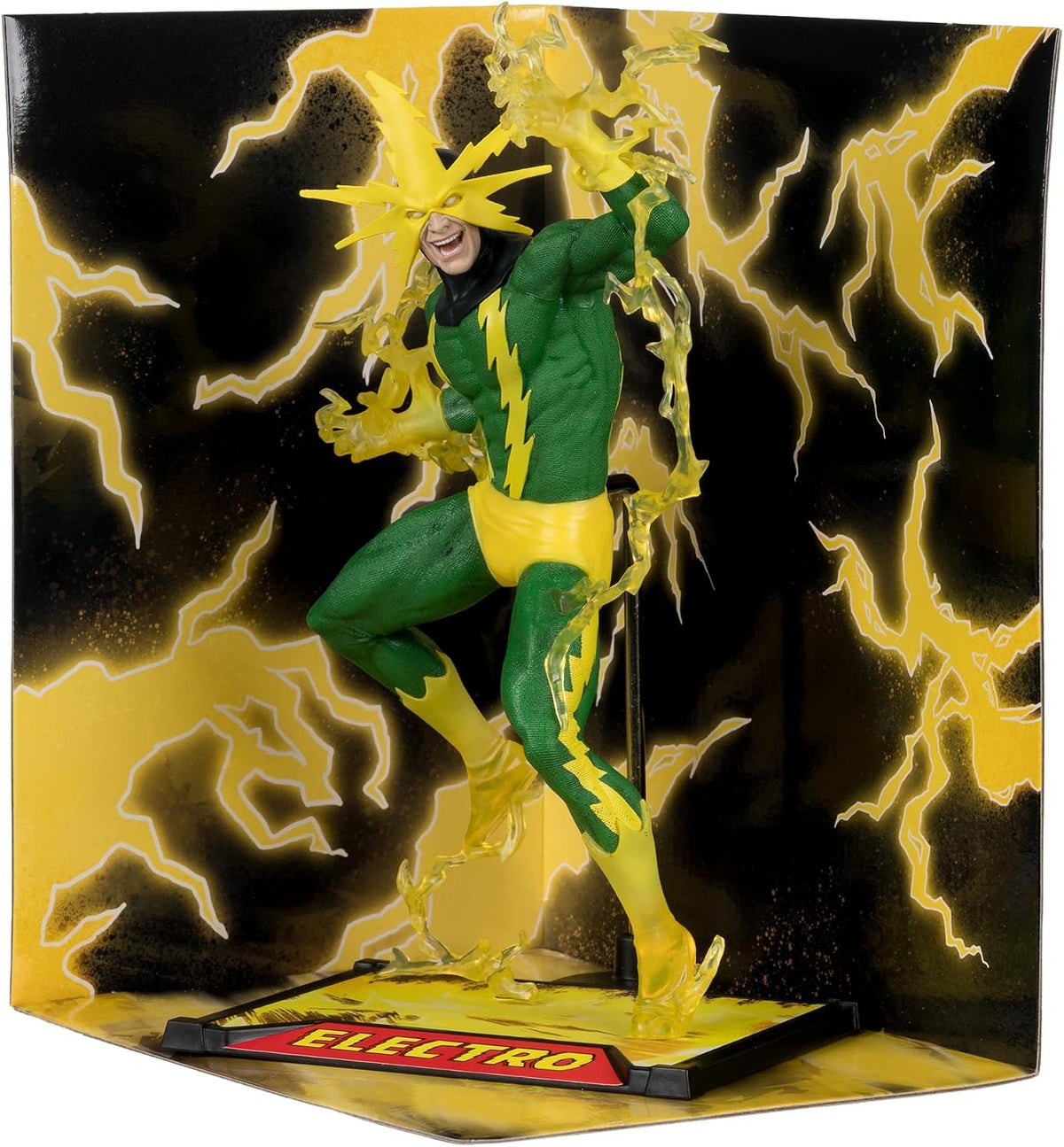 McFarlane Toys: Marvel - Electro 1:10th Scale Figure - Issue #5 Toys & Games McFarlane Toys