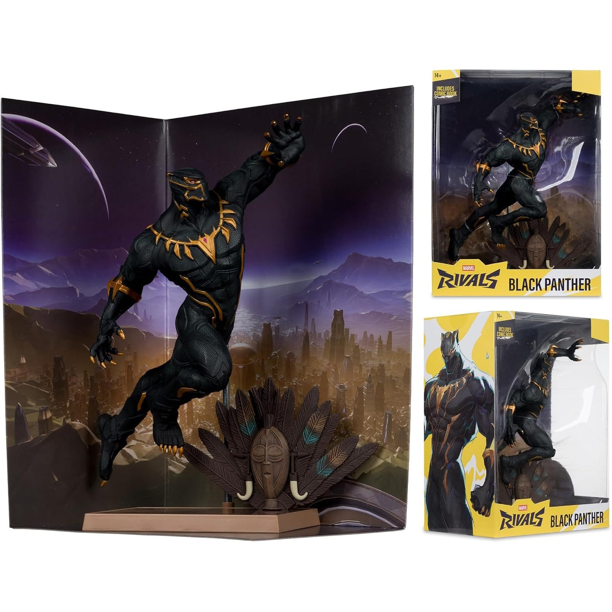 McFarlane Toys: Marvel Rivals - Black Panther 1:6th Scale Figure Toys & Games McFarlane Toys