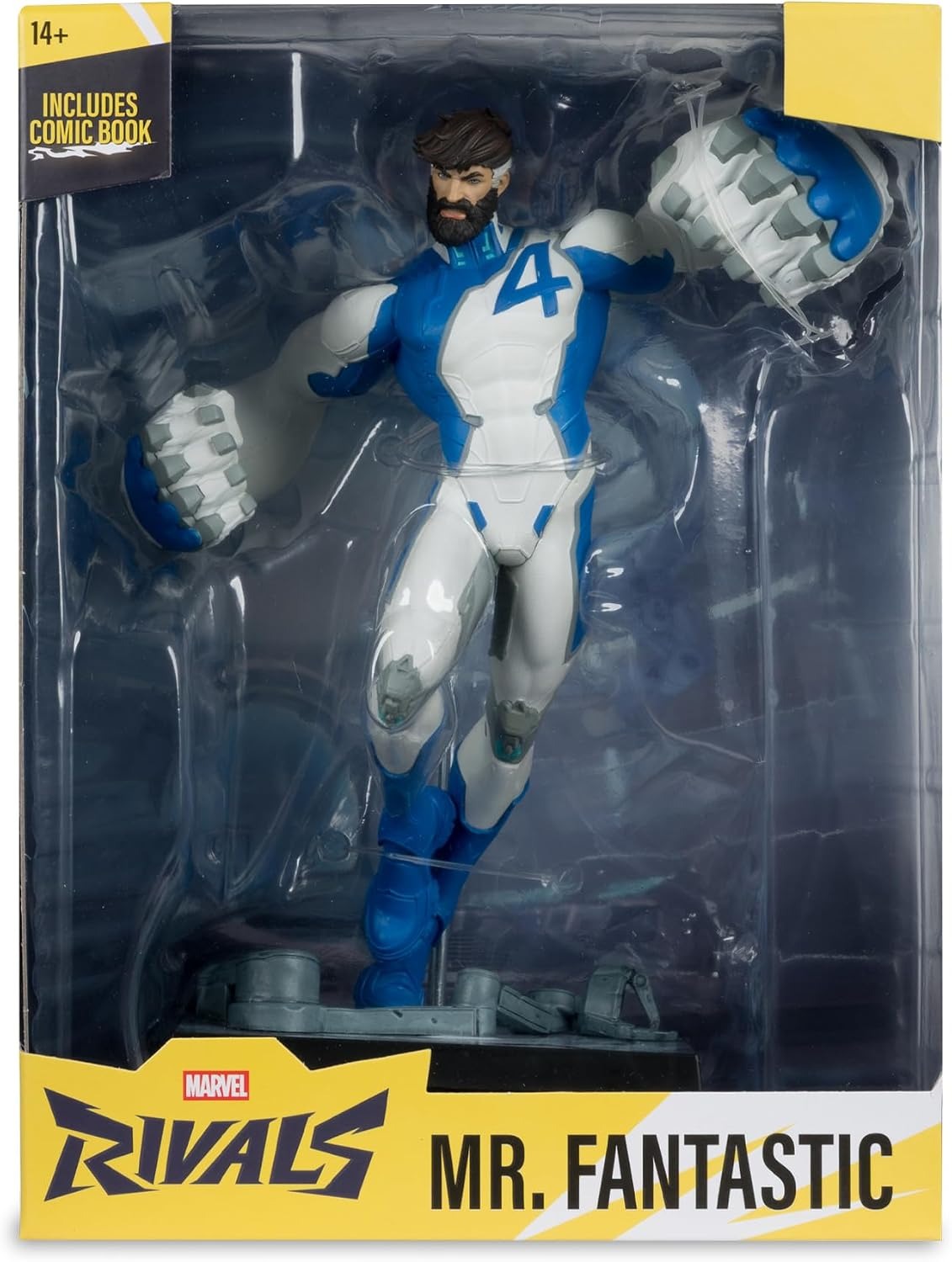 McFarlane Toys: Marvel Rivals - Mr. Fantastic 1:6th Scale Figure Toys & Games McFarlane Toys
