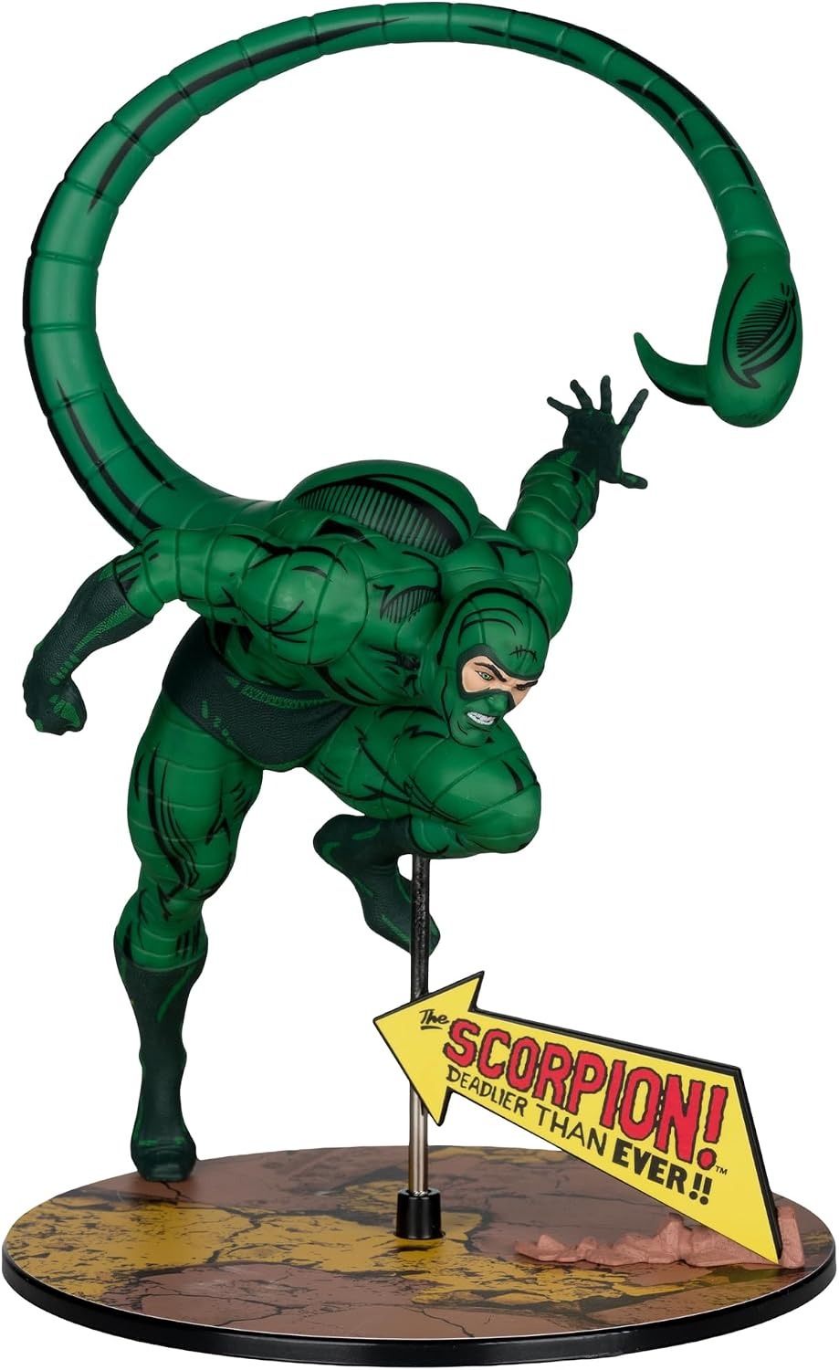 McFarlane Toys: Marvel - Scorpion 1:10th Scale Figure - Issue #318 Toys & Games McFarlane Toys