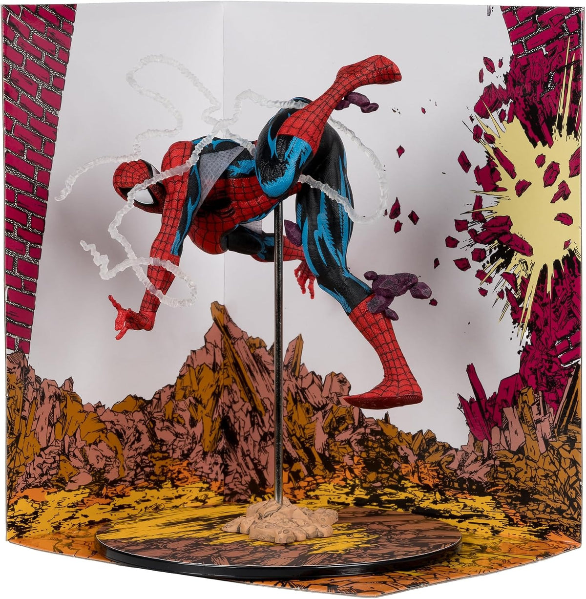 McFarlane Toys: Marvel - Spider-Man 1:10th Scale Figure - Issue #318 Toys & Games McFarlane Toys