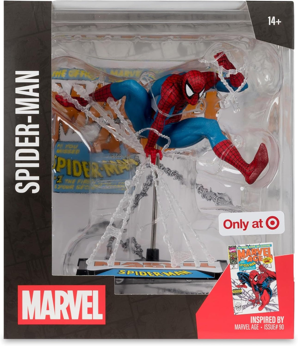 McFarlane Toys: Marvel - Spider-Man 1:10th Scale Figure - Issue #90 Toys & Games McFarlane Toys
