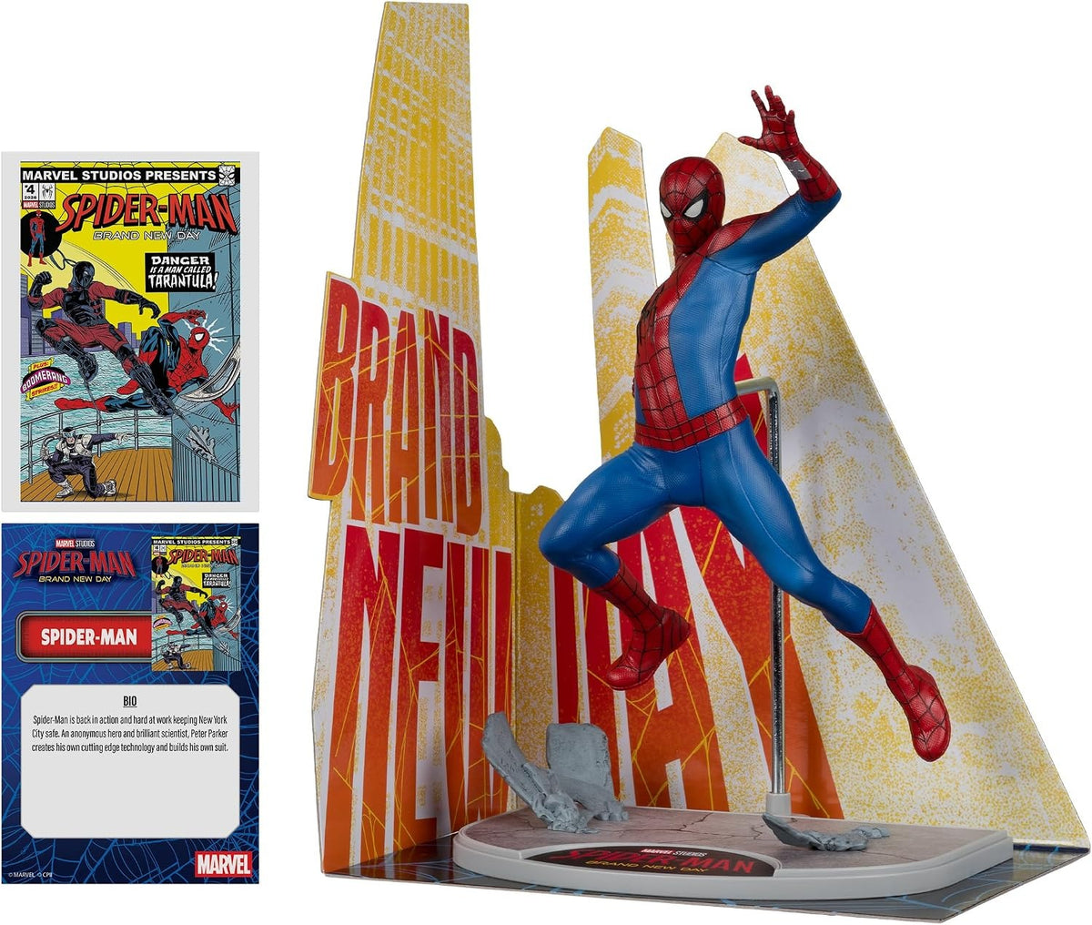 McFarlane Toys: Marvel Spider-Man: Brand New Day - Spider-Man 1:6th Scale Figure Toys & Games McFarlane Toys