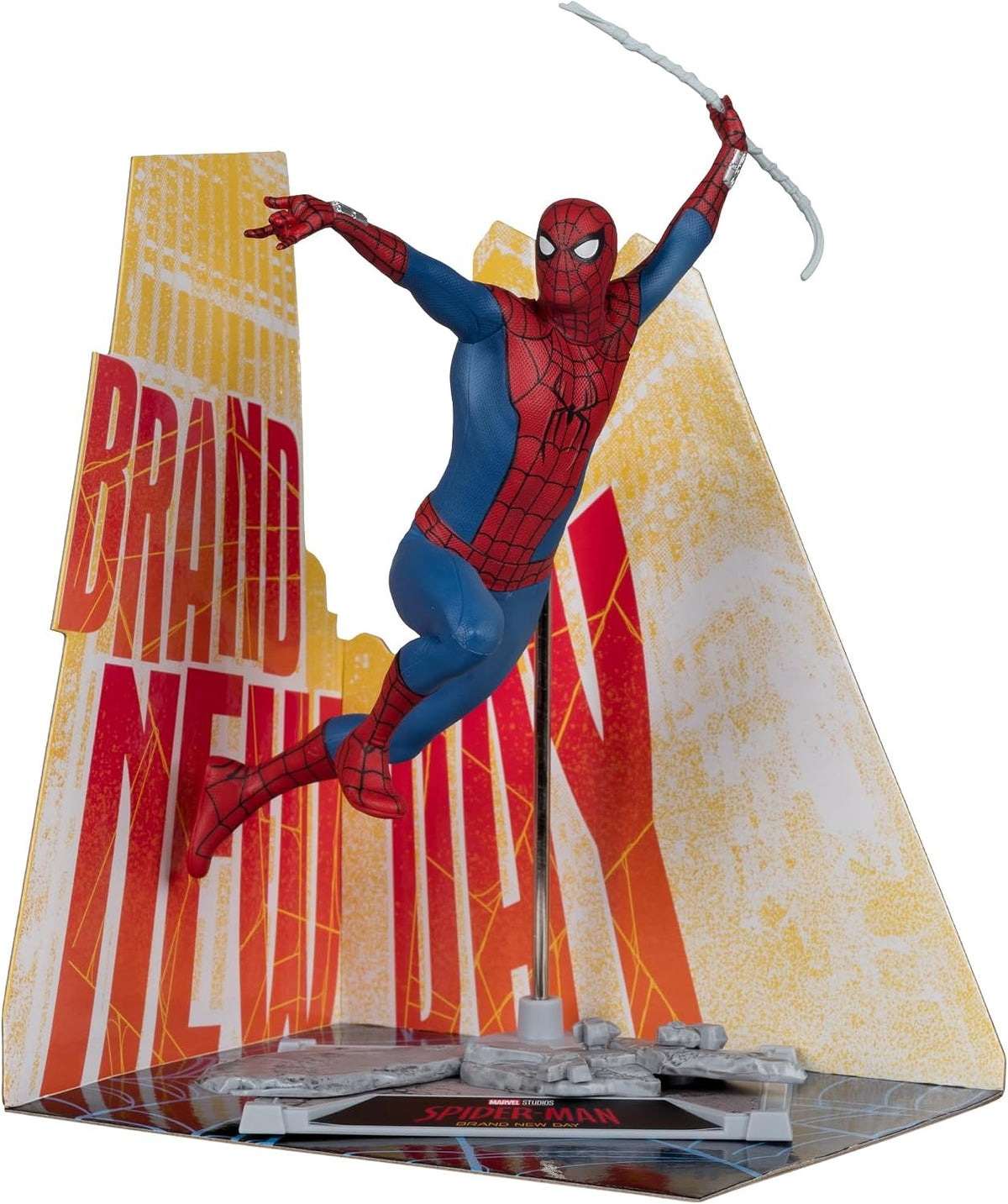 McFarlane Toys: Marvel Studios Collection - Spider-Man - Spider-Man: Brand New Day 1:10th Scale Figure Toys & Games McFarlane Toys