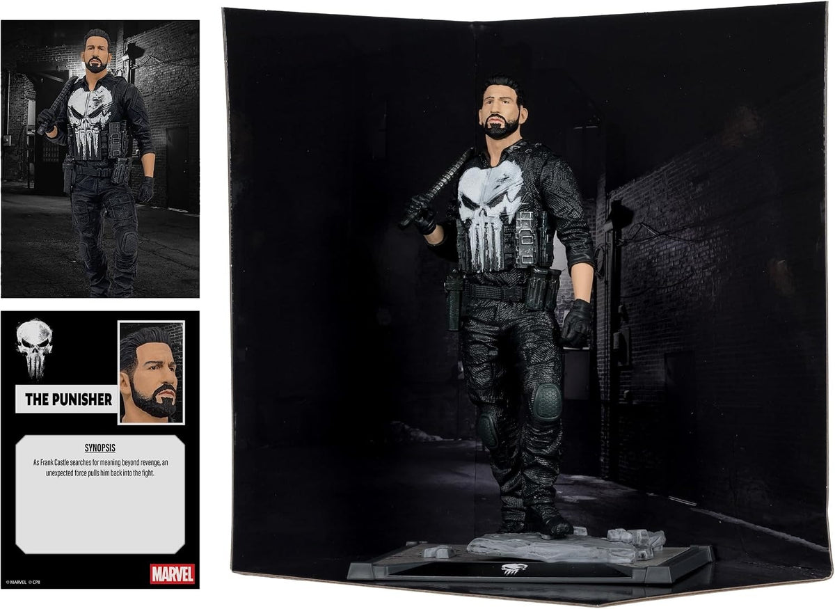 McFarlane Toys: Marvel Studios Collection - The Punisher 1:10th Scale Figure Toys & Games McFarlane Toys