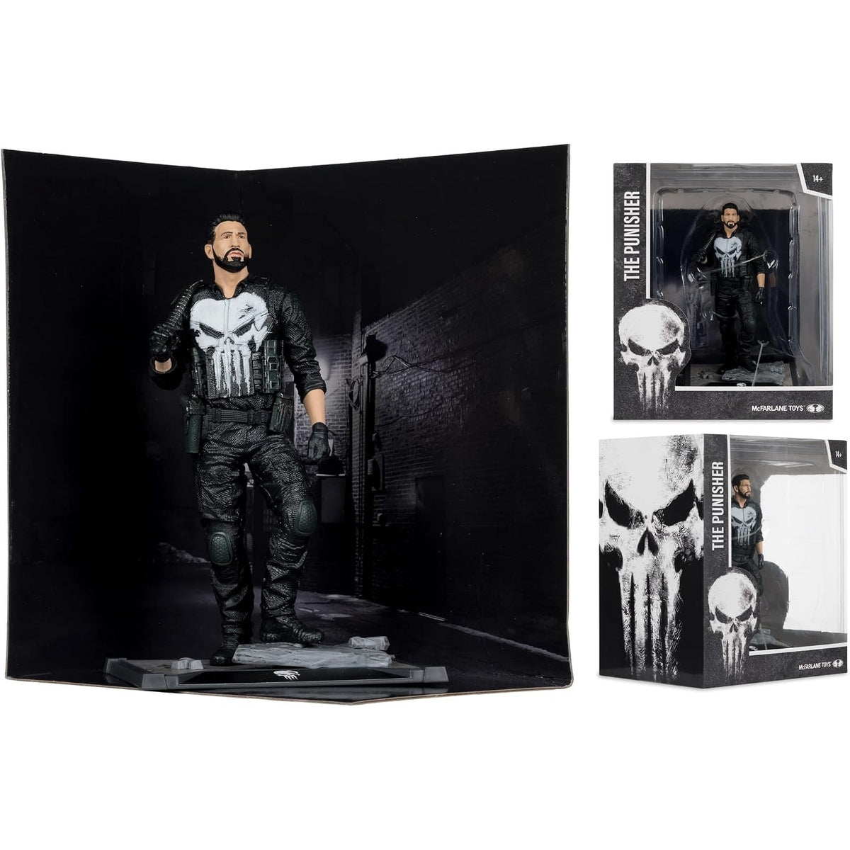 McFarlane Toys: Marvel Studios Collection - The Punisher 1:10th Scale Figure Toys & Games McFarlane Toys
