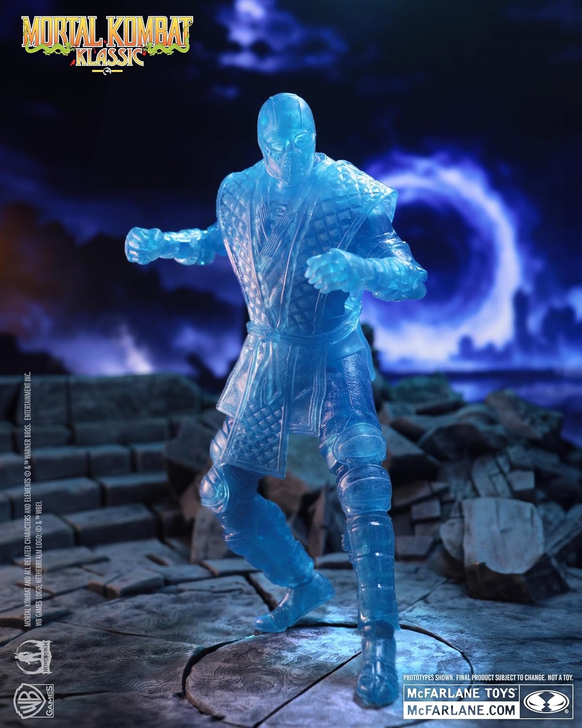 McFarlane Toys: Mortal Kombat Klassic - Ice Clone Sub-Zero 7" Figure Toys & Games McFarlane Toys