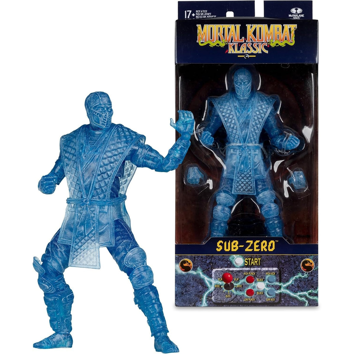 McFarlane Toys: Mortal Kombat Klassic - Ice Clone Sub-Zero 7" Figure Toys & Games McFarlane Toys