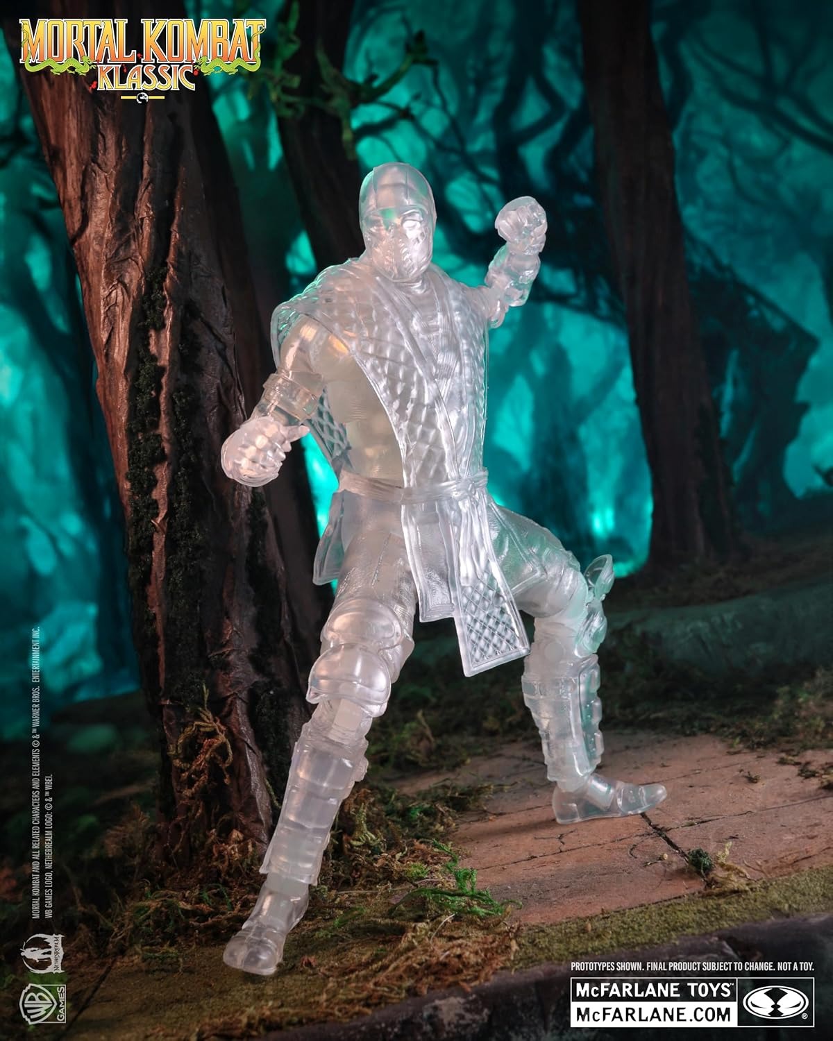 McFarlane Toys: Mortal Kombat Klassic - Invisible Reptile 7" Figure Toys & Games McFarlane Toys