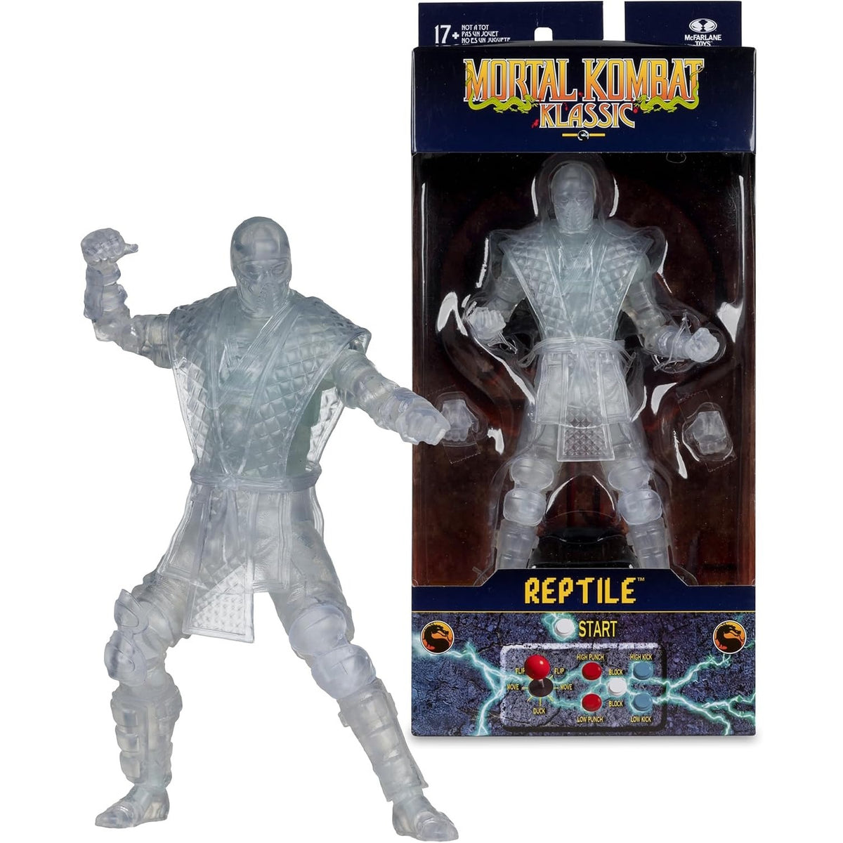 McFarlane Toys: Mortal Kombat Klassic - Invisible Reptile 7" Figure Toys & Games McFarlane Toys