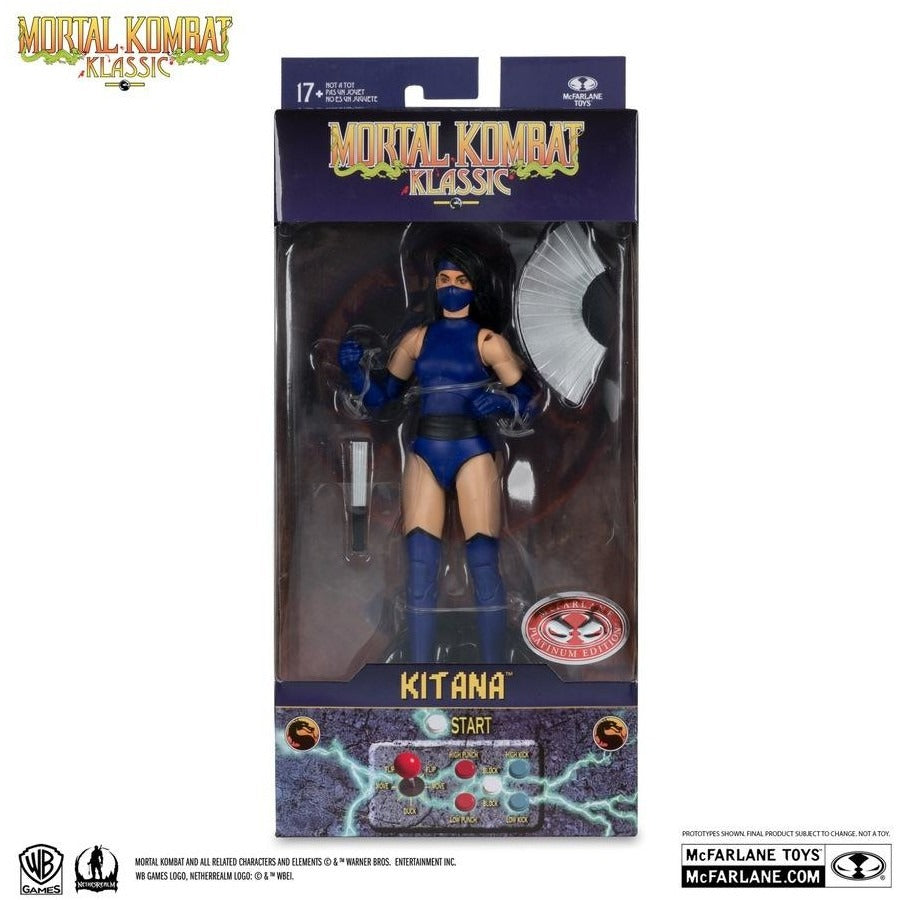 Mortal Kombat Klassic: Kitana Platinum Edition - 7" Figure Toys & Games McFarlane Toys