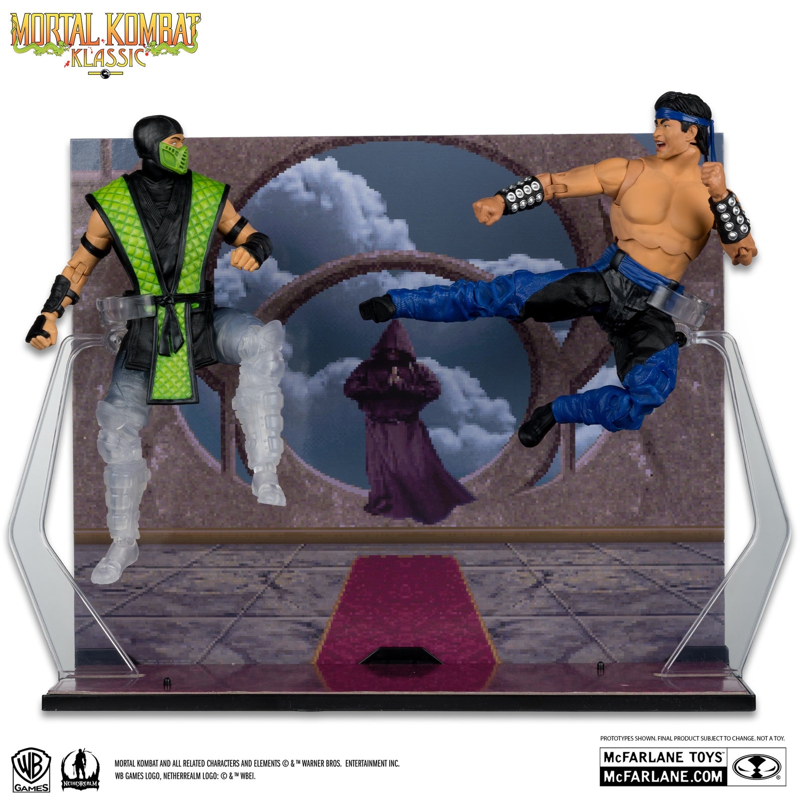 McFarlane Toys: Mortal Kombat Klassic - Liu Kang vs Reptile Figures 7" Figure Toys & Games McFarlane Toys