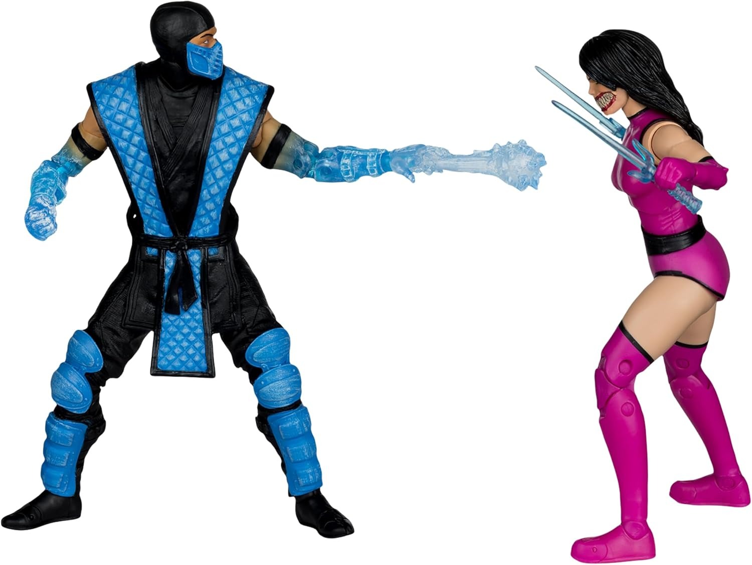 McFarlane Toys: Mortal Kombat Klassic: Sub-Zero vs Mileena - Deluxe 2 Pack Toys & Games McFarlane Toys