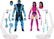 McFarlane Toys: Mortal Kombat Klassic: Sub-Zero vs Mileena - Deluxe 2 Pack Toys & Games McFarlane Toys