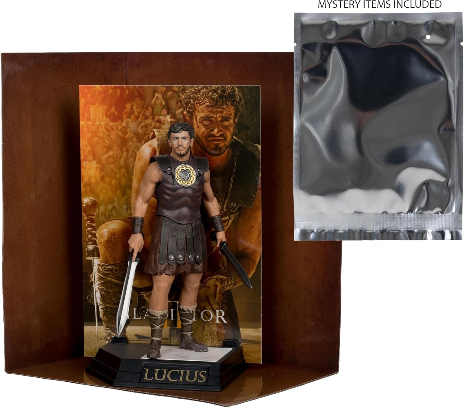 McFarlane Toys: Movie Maniacs - Lucius Gladiator 2 Toys & Games McFarlane Toys