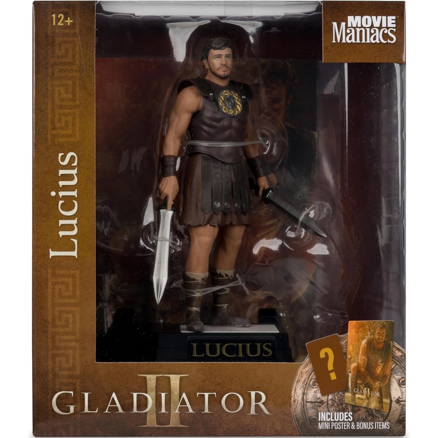 McFarlane Toys: Movie Maniacs - Lucius Gladiator 2 Toys & Games McFarlane Toys