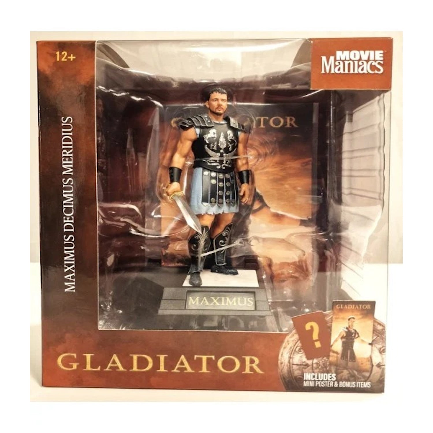 McFarlane Toys: Movie Maniacs - Maximus Decimus Meridius Gladiator Toys & Games McFarlane Toys