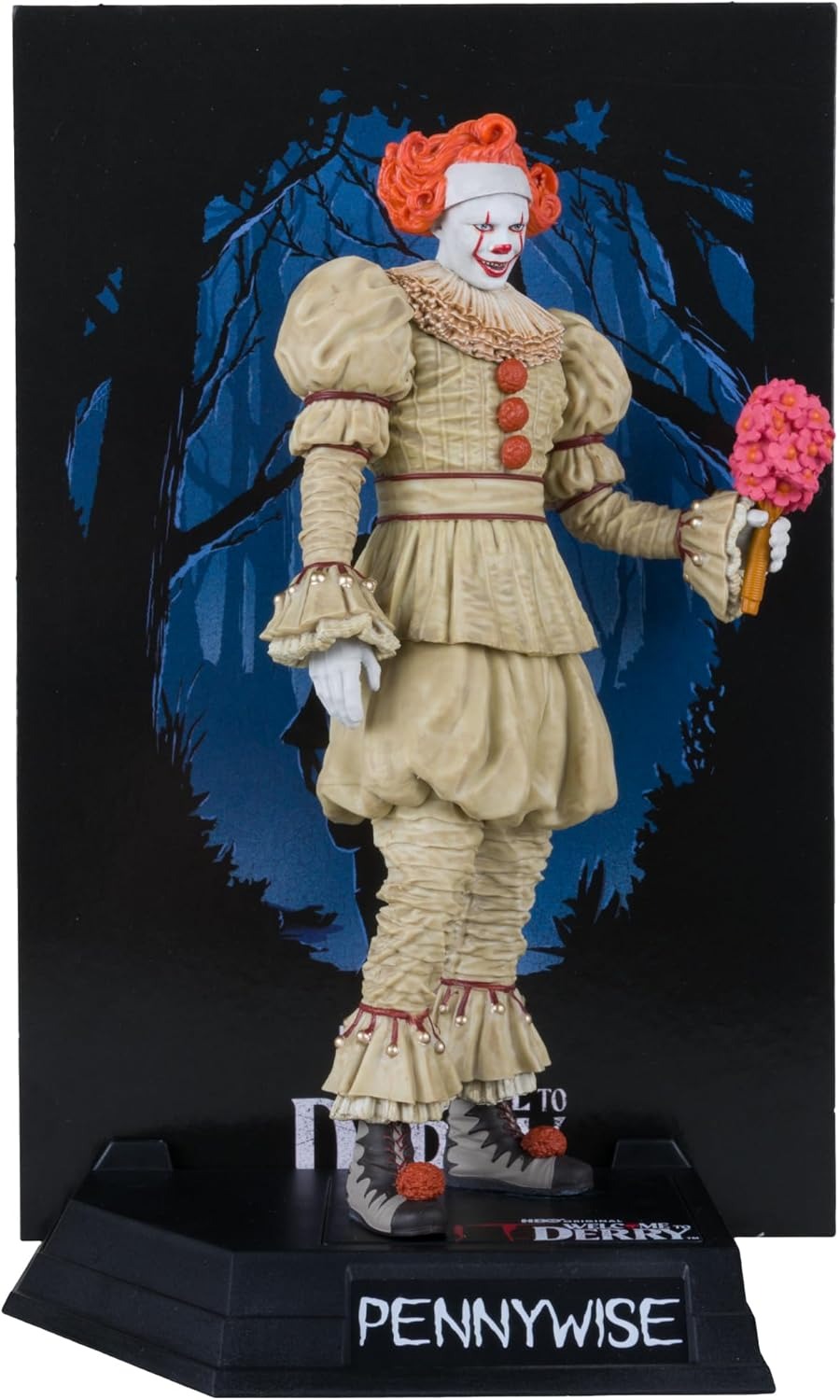 Movie Maniacs Welcome to Derry: IT Pennywise Figure Flashback - Gold Label Collection Toys & Games McFarlane Toys