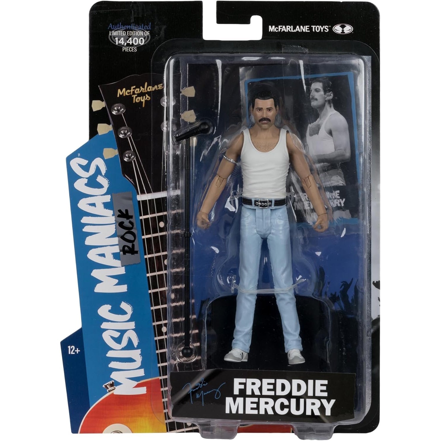 McFarlane Toys: Music Maniacs Rock: Freddie Mercury - 6" Action Figure Toys & Games McFarlane Toys