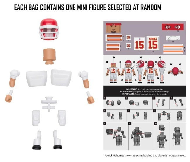 McFarlane Toys: NFL Construction Figure Blind Bag Toys & Games McFarlane Toys