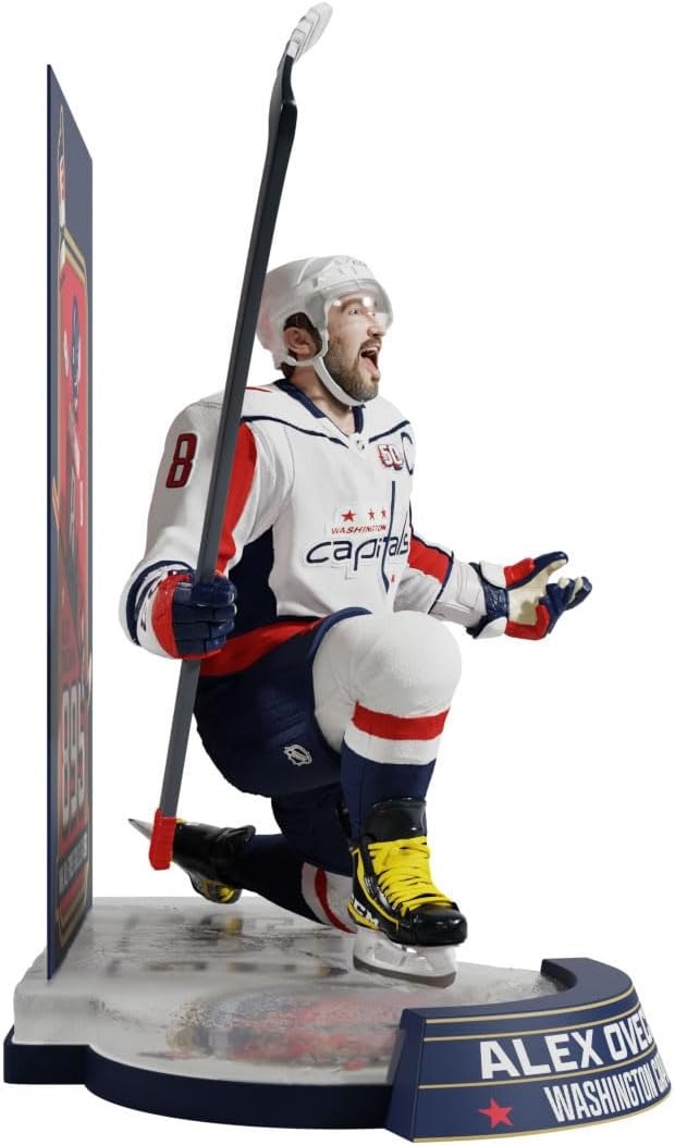McFarlane Toys: NHL - Alexander Ovechkin 1:6 Scale - NHL All-Time Leader Toys & Games McFarlane Toys