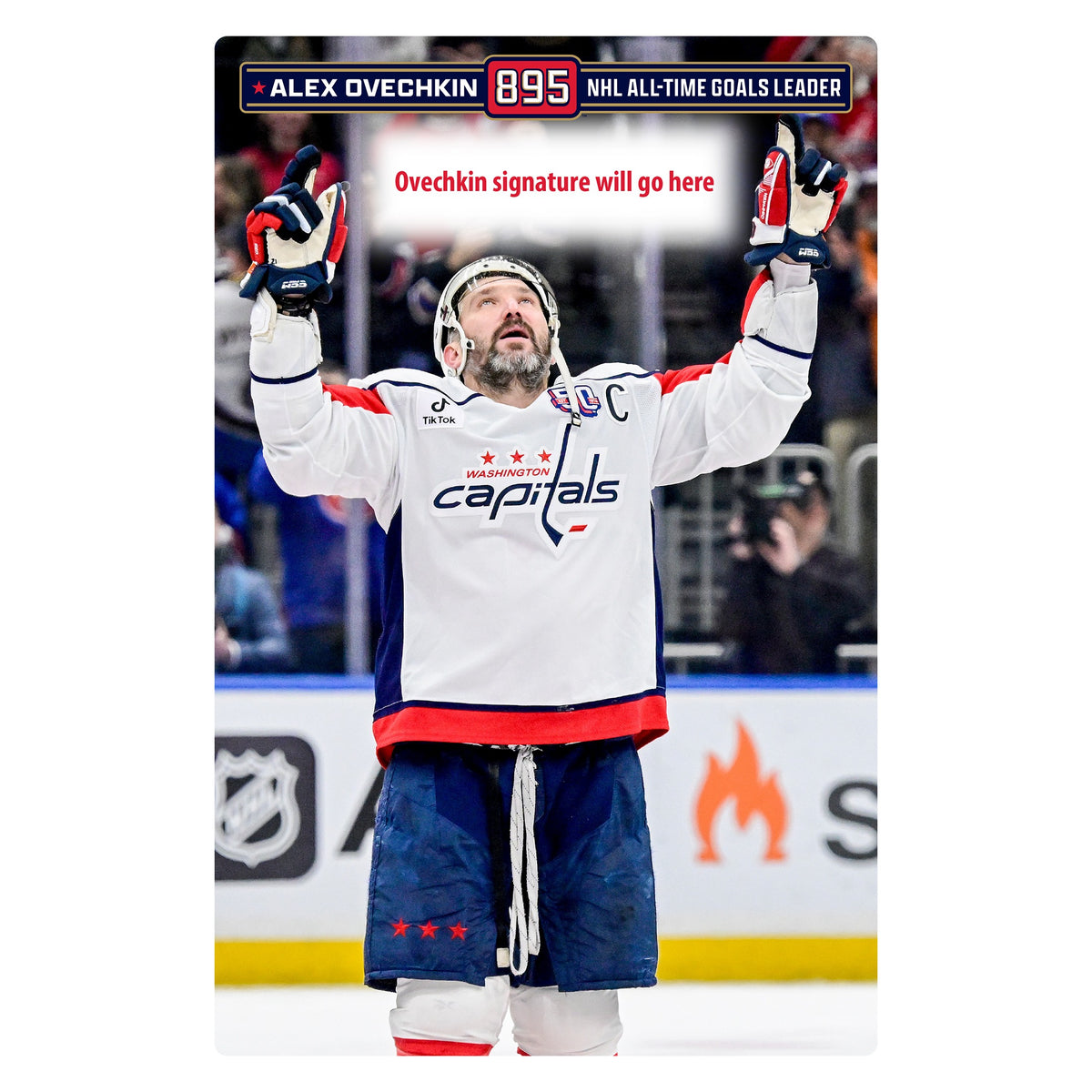 McFarlane Toys: NHL Alexander Ovechkin Autograph - 1:6 Scale Toys & Games McFarlane Toys