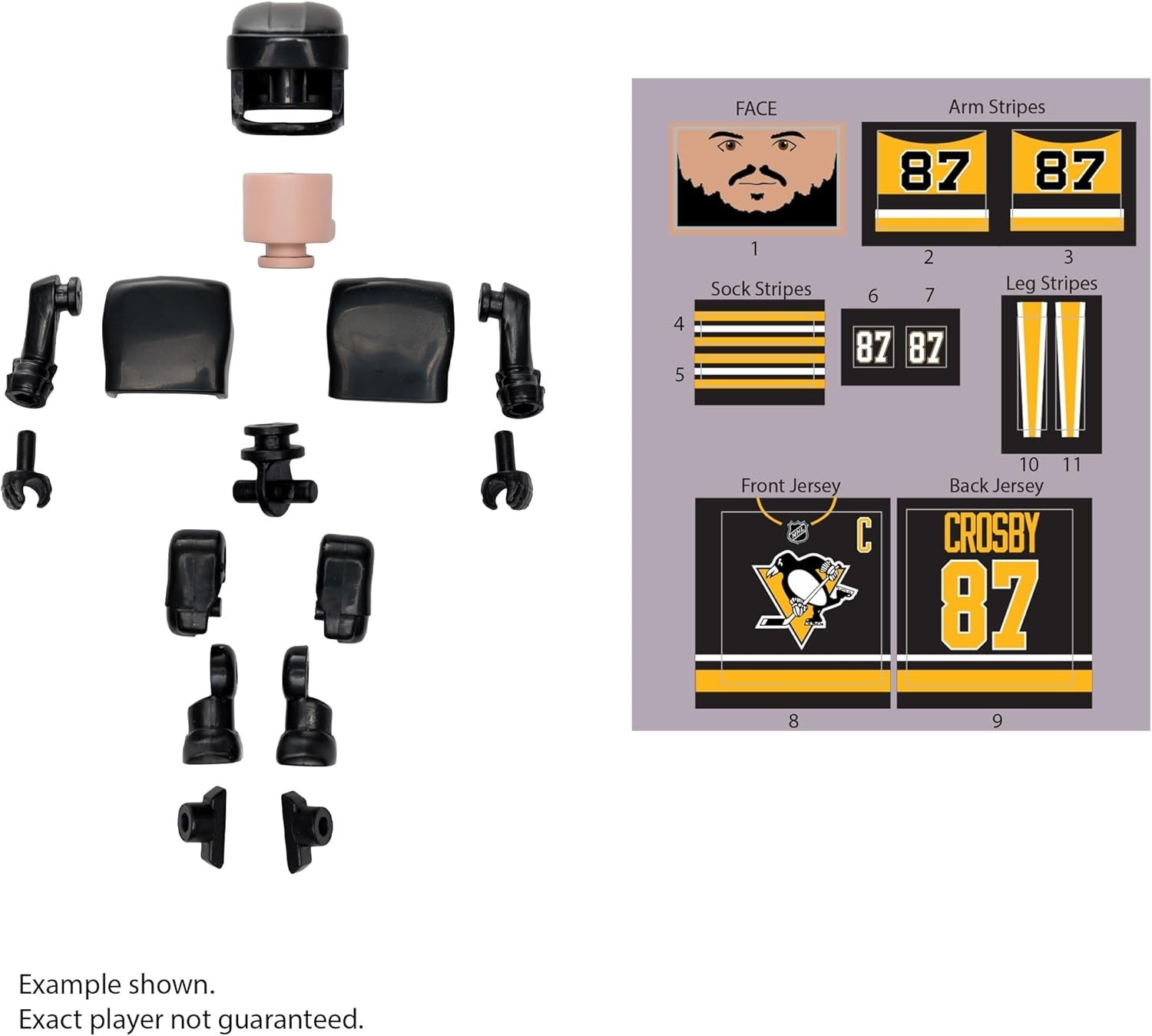 McFarlane Toys: NHL Construct-a-Figure - Random 2" Figure Toys & Games McFarlane Toys