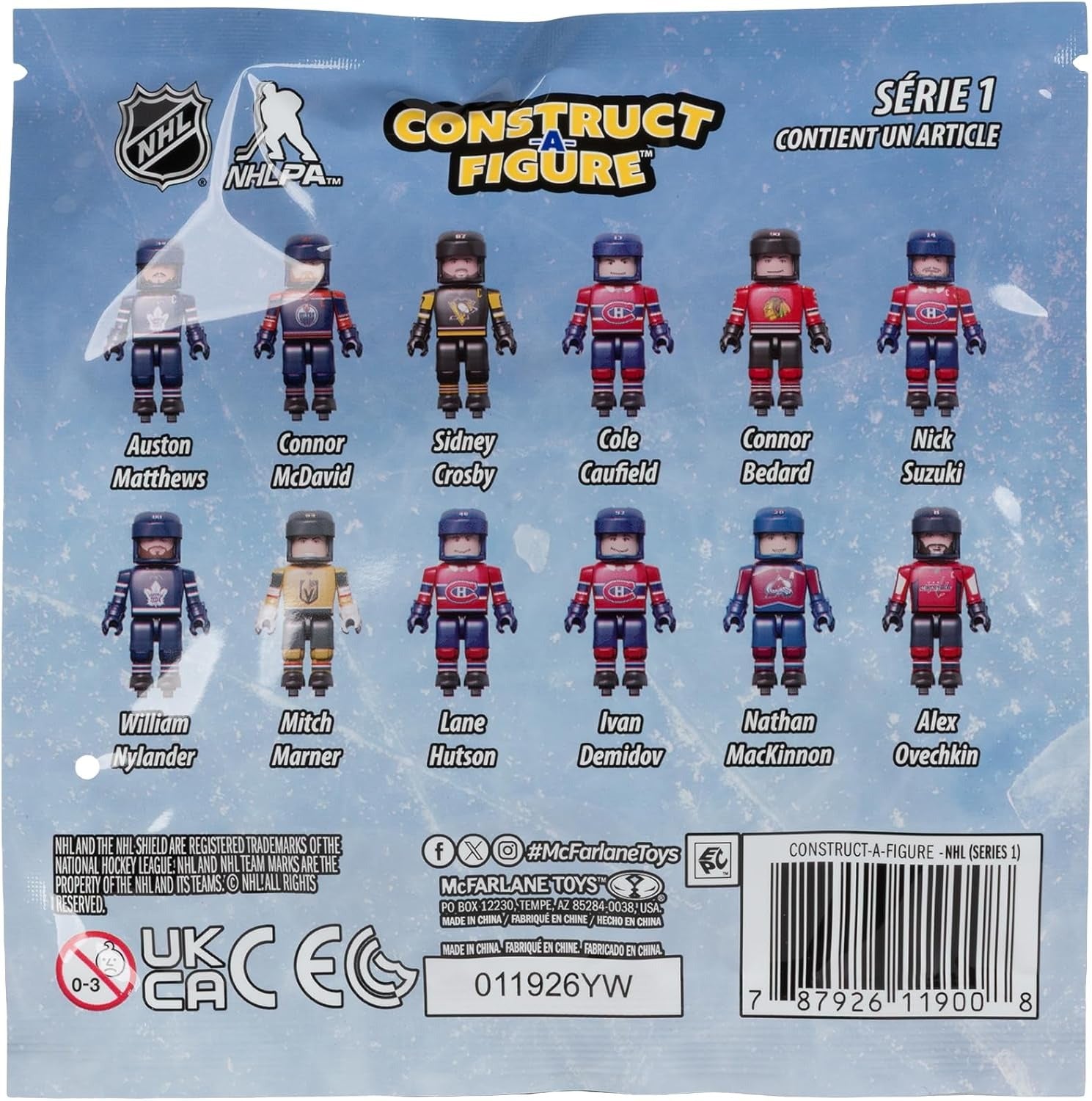 McFarlane Toys: NHL Construct-a-Figure - Random 2" Figure Toys & Games McFarlane Toys