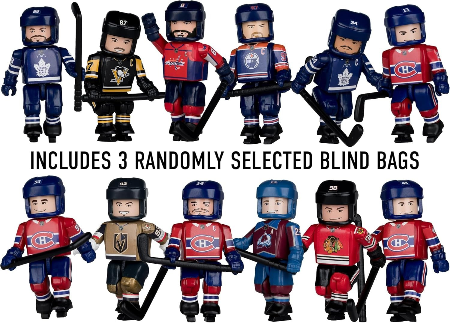 McFarlane Toys: NHL Construct-a-Figure - Random 2" Figure Toys & Games McFarlane Toys