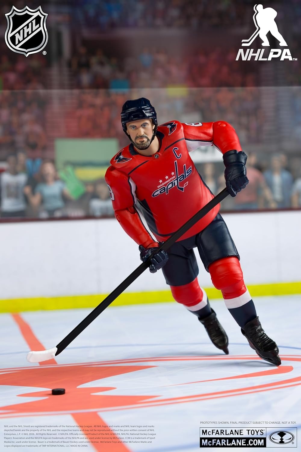 McFarlane Toys: NHL Players - Alex Ovechkin #8 - Washinngton Capitals 6" Figure Toys & Games McFarlane Toys
