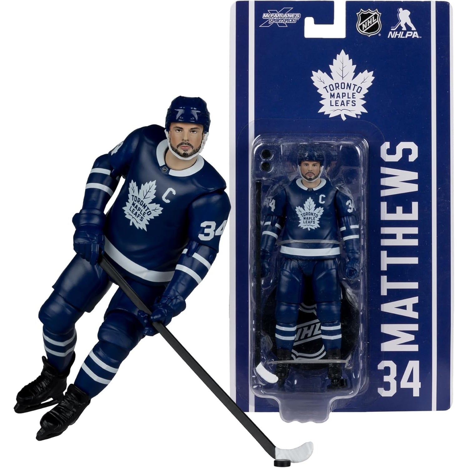 McFarlane Toys: NHL Players - Auston Matthews - Toronto Maple Leafs 6" Figure Toys & Games McFarlane Toys
