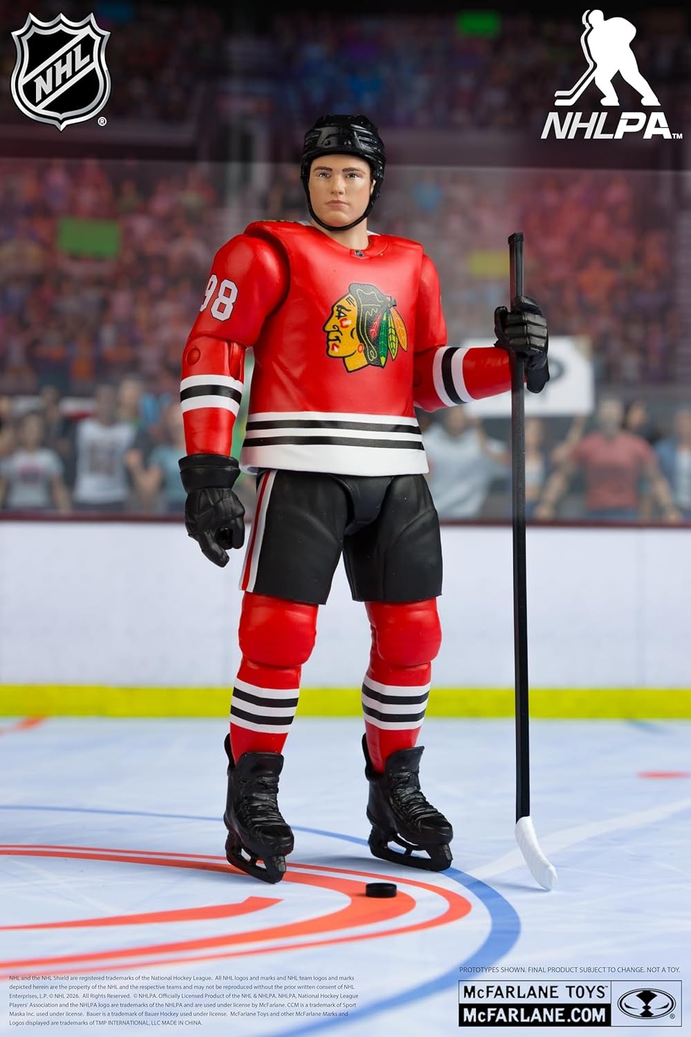 McFarlane Toys: NHL Players - Connor Bedard - Chicago Blackhawks 6" Figure Toys & Games McFarlane Toys