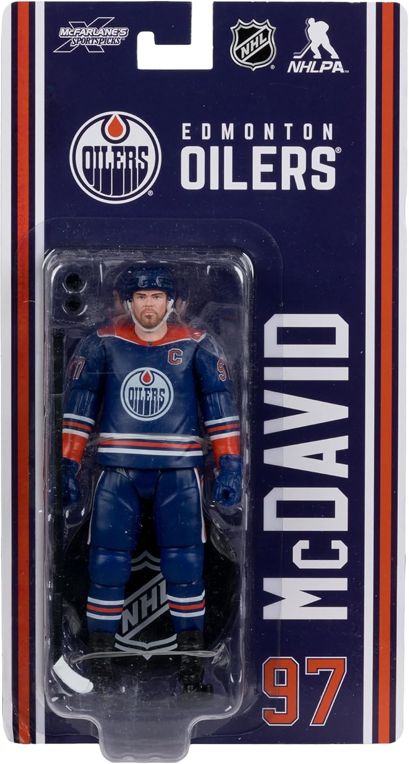 McFarlane Toys: NHL Players - Connor McDavid - Edmonton Oilers 6" Figure Toys & Games McFarlane Toys