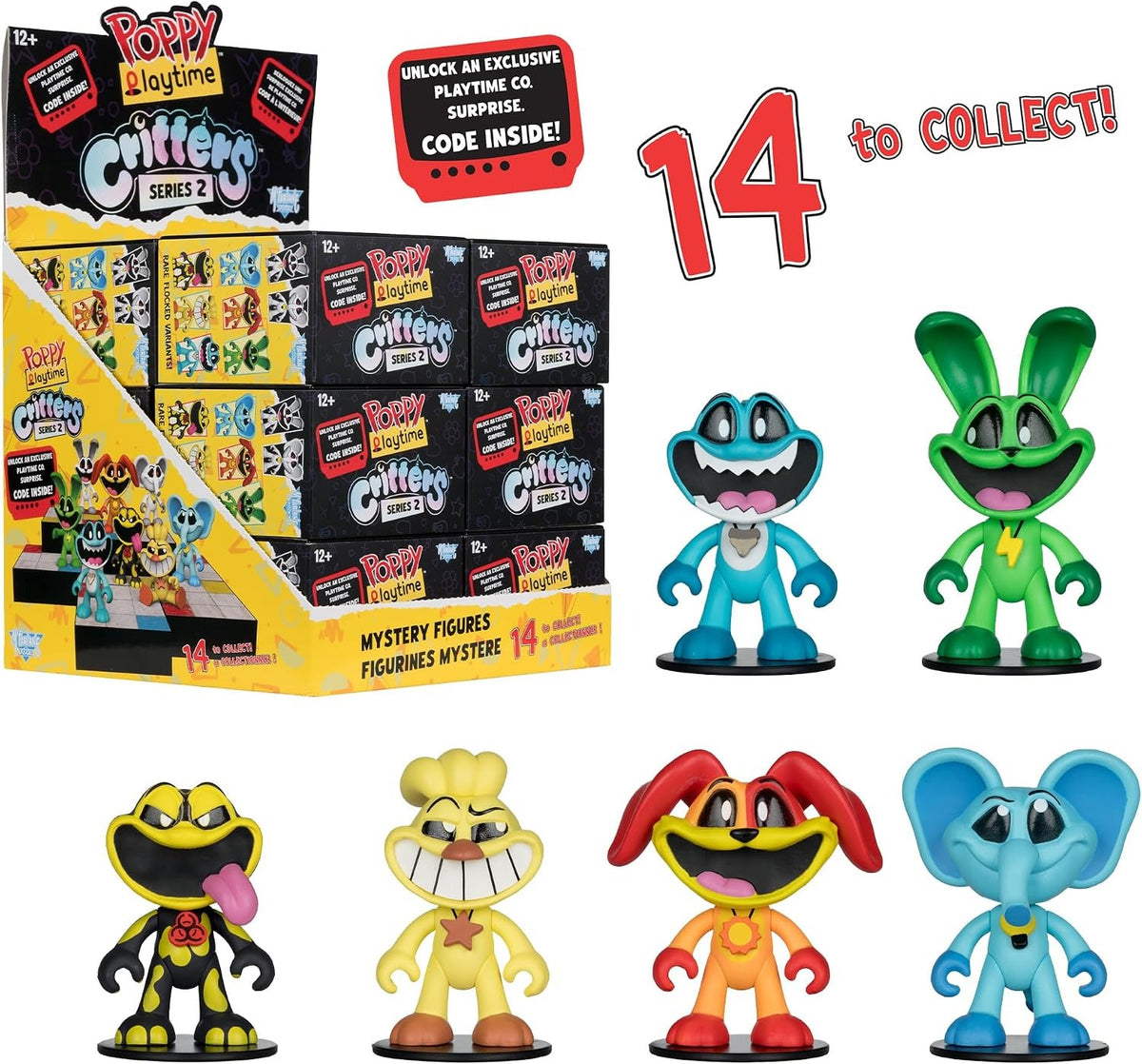 McFarlane Toys: Poppy Playtime Smiling Critter Figure Blind Box - Series 2 - 1 Random Figure Toys & Games McFarlane Toys