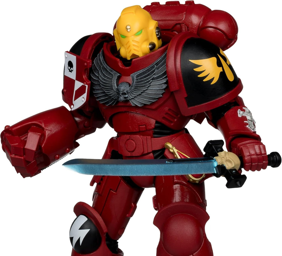 McFarlane Toys: Warhammer 40K - Blood Angels Assault Intercessor Sergeant Toys & Games McFarlane Toys