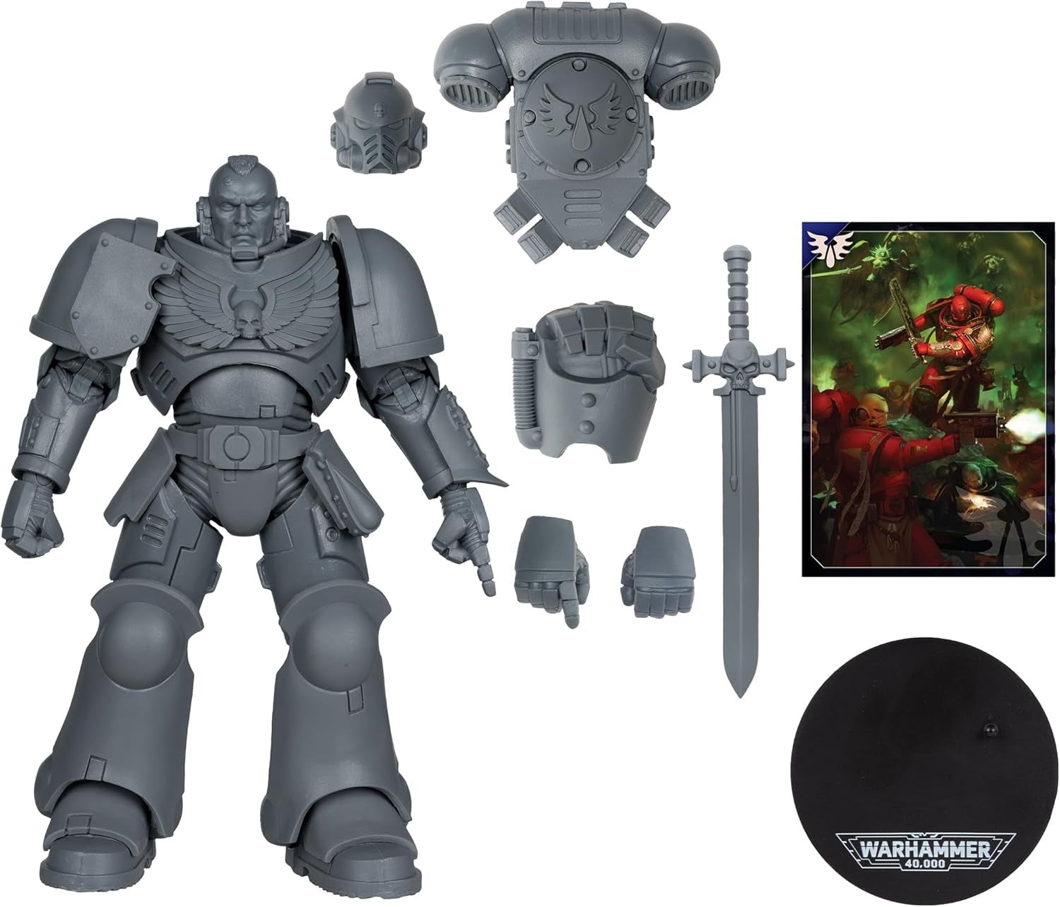 McFarlane Toys: Warhammer 40K - Blood Angels Assault Intercessor Sergeant - Artist Proof Toys & Games McFarlane Toys