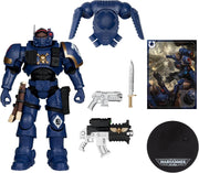 McFarlane Toys: Warhammer 40K - Ultramarines Lieutenant In Phobos Armour Toys & Games McFarlane Toys