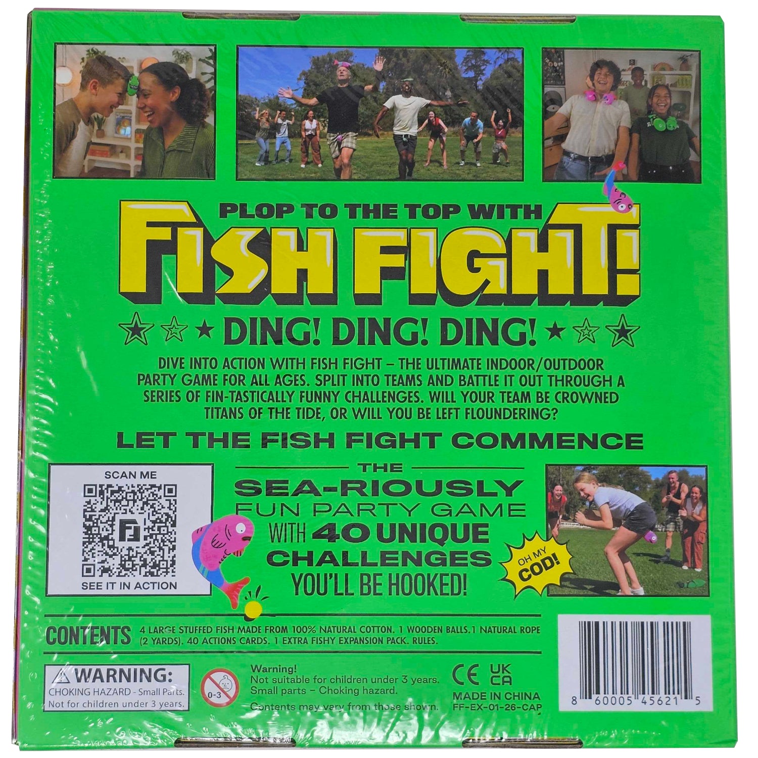 Fish Fight! [4+ Players] Board Game McMiller Games