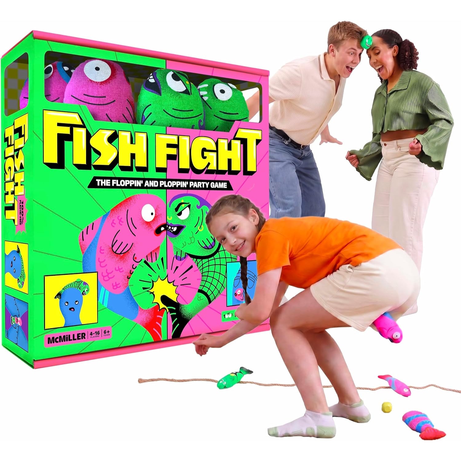 Fish Fight! [4+ Players] Board Game McMiller Games