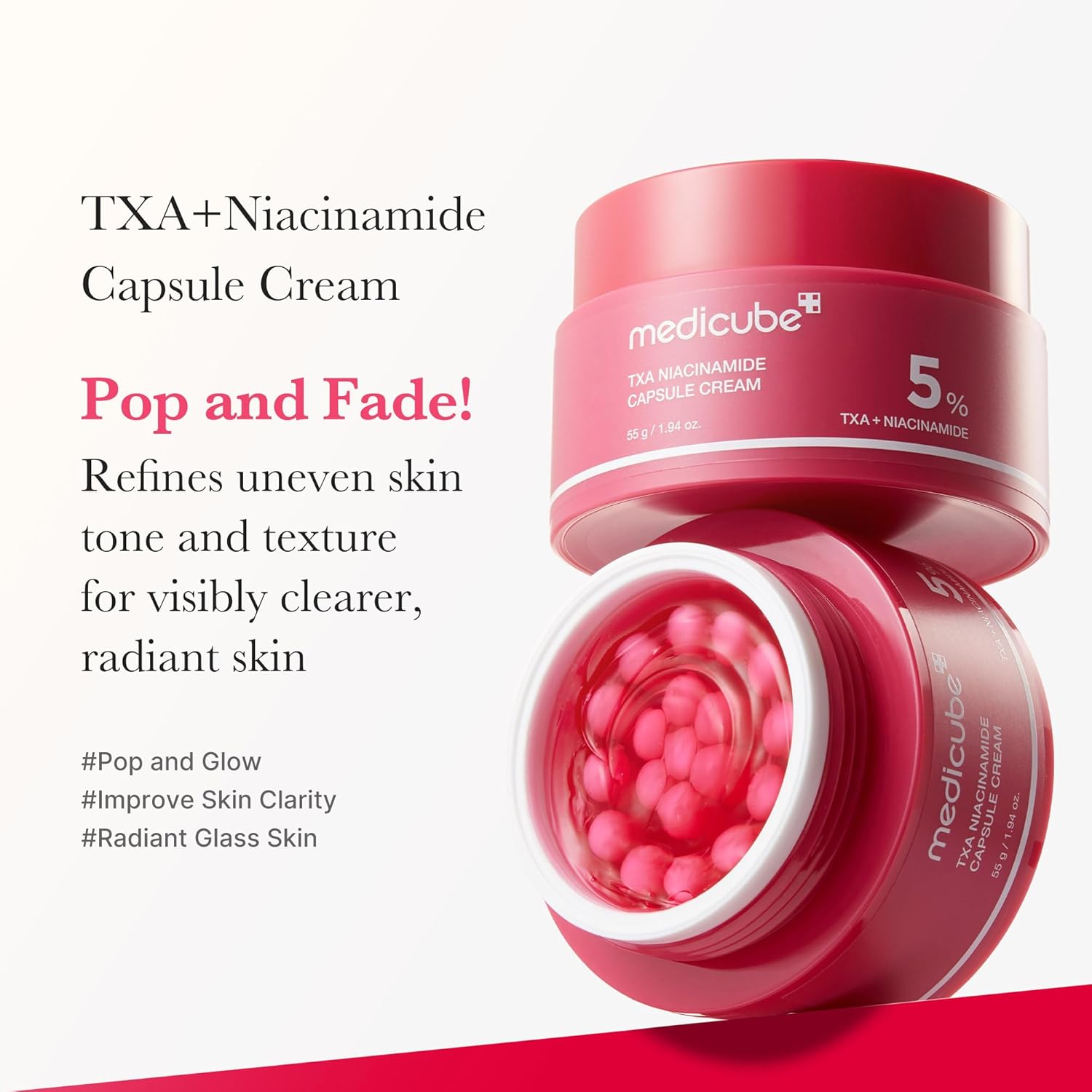 Medicube TXA Niacinamide Capsule Cream 55 g (1.94 oz) Moisturizer medicube