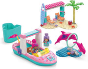 MEGA: Barbie Dolphin Exploration - 121 Piece Building Set Toys & Games Mattel   