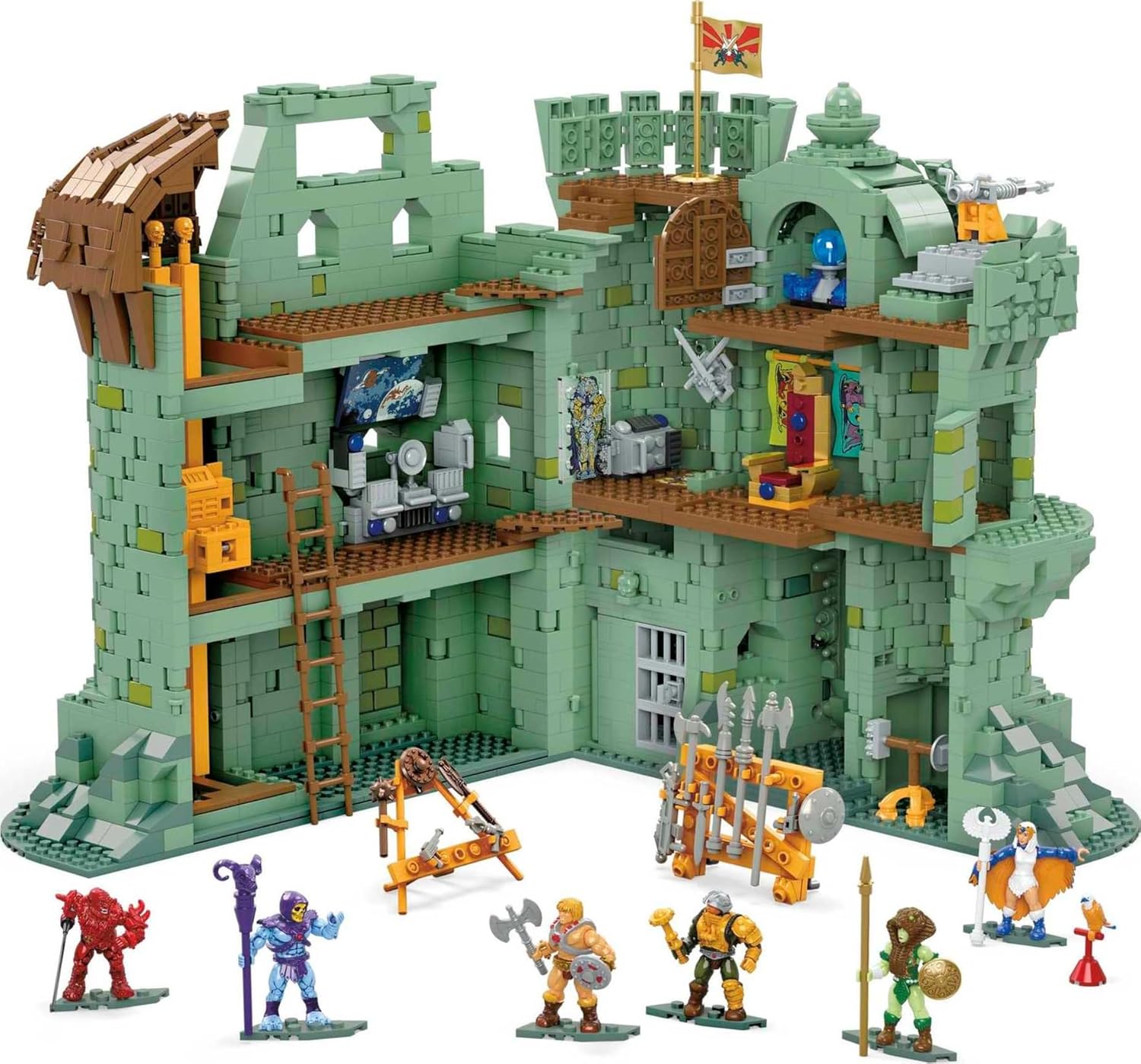 MEGA : Masters of the Universe Castle Grayskull - 3508 Piece Building Set Toys & Games MEGA
