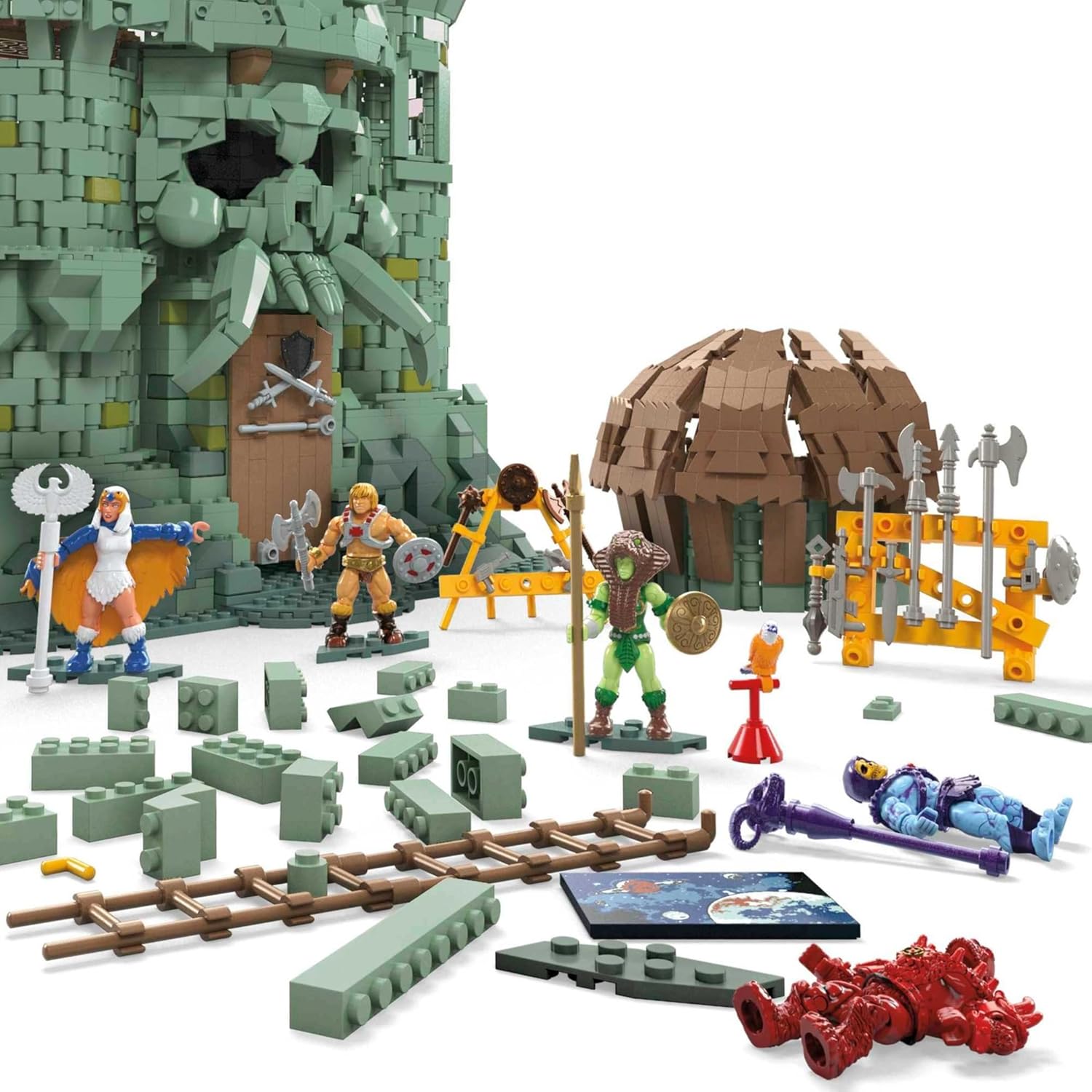 MEGA : Masters of the Universe Castle Grayskull - 3508 Piece Building Set Toys & Games MEGA