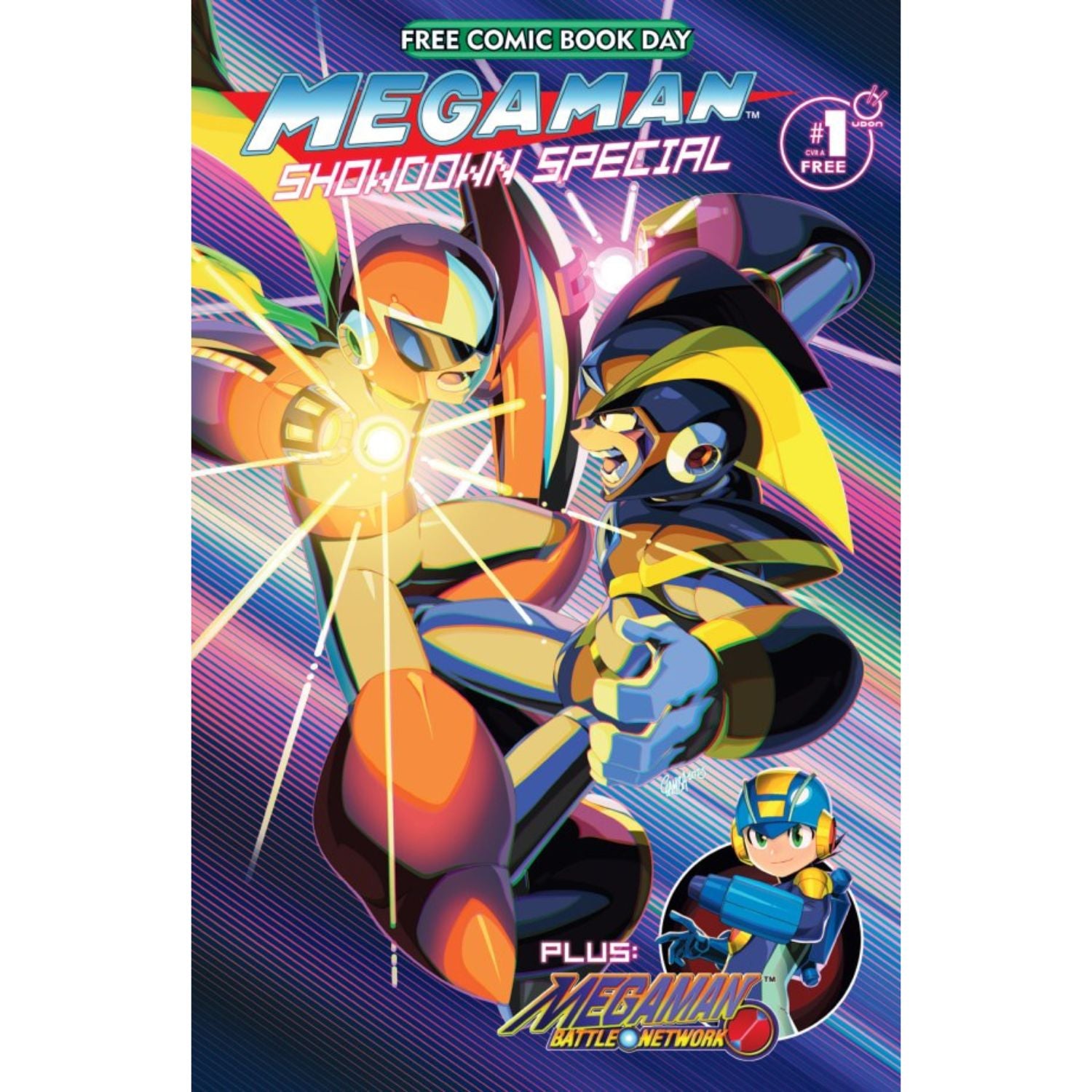Mega Man Showdown Special: #1 [Jeffrey Cruz FCBD] 2026 Comics Udon Entertainment